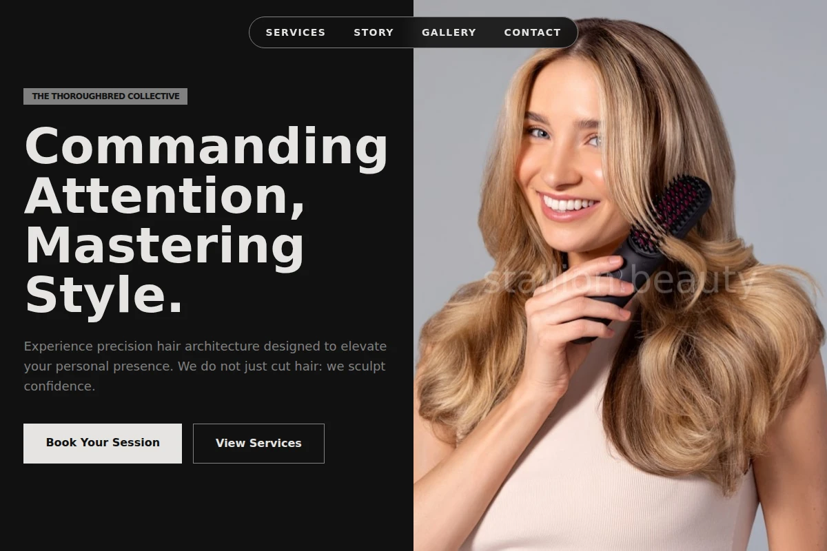Edge Hair Styling