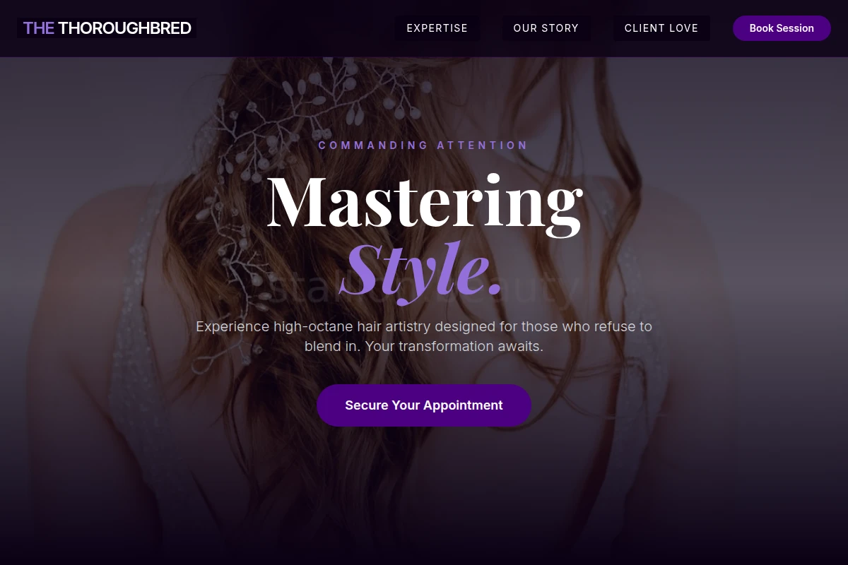 Glam Hair Styling